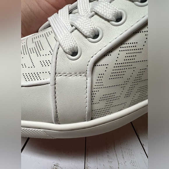 Christian Louboutin Rantulow Orlato CL Monogram Leather Sneaker White Sz 39 / 6 - Picture 9 of 14